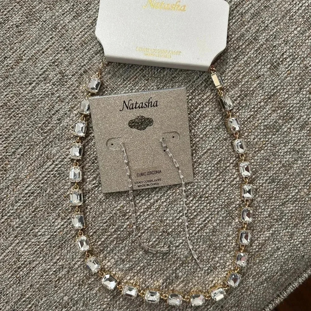 Natasha Earrings Cubic Zirconia